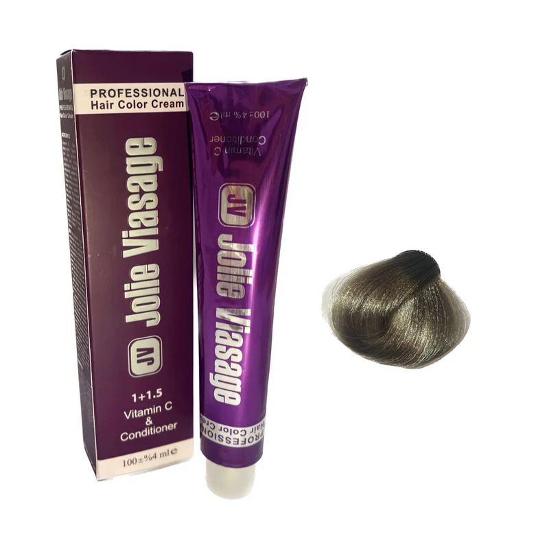 رنگ مو ژولیا ویسیژ شماره m8-9.33 حجم 100 میلی لیتر رنگ بلوند زیتونی خیلی روشن