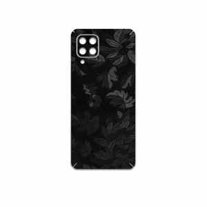 MAHOOT Black-Wildflower Cover Sticker for Samsung Galaxy M32
