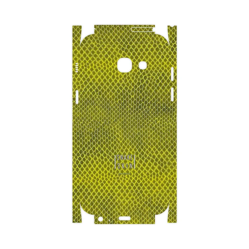 برچسب پوششی ماهوت مدل Yellow Snake Skin-FullSkin مناسب برای گوشی موبایل سامسونگ Galaxy A3 2017