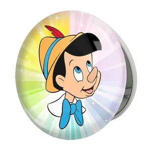 آینه جیبی خندالو طرح پینوکیو Pinocchio مدل تاشو کد 4575 