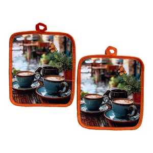 دستگیره آشپزخانه مدل فنجان سه بعدی مجموعه 2 عددی