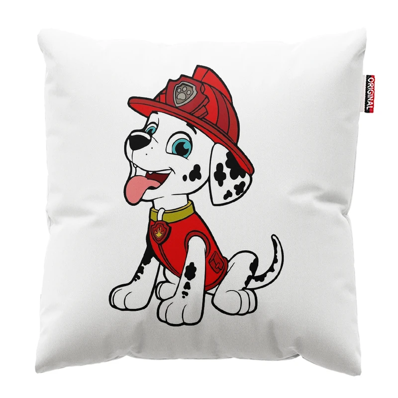  کوسن پاد آفرین طرح کارتونی بچگانه سگ های نگهبان  کد 3989 سایز 30*30 سانتی متر