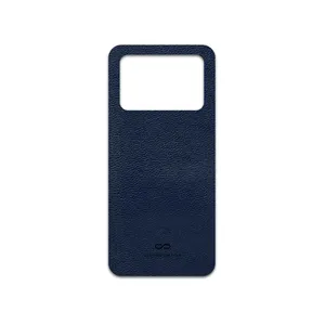MAHOOT Deep-Blue-Leather Cover Sticker for Xiaomi Poco M4 Pro 4G