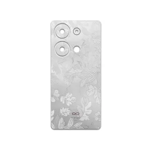 MAHOOT Silver-Wildflower Cover Sticker for Xiaomi Redmi Note 13 Pro 4G