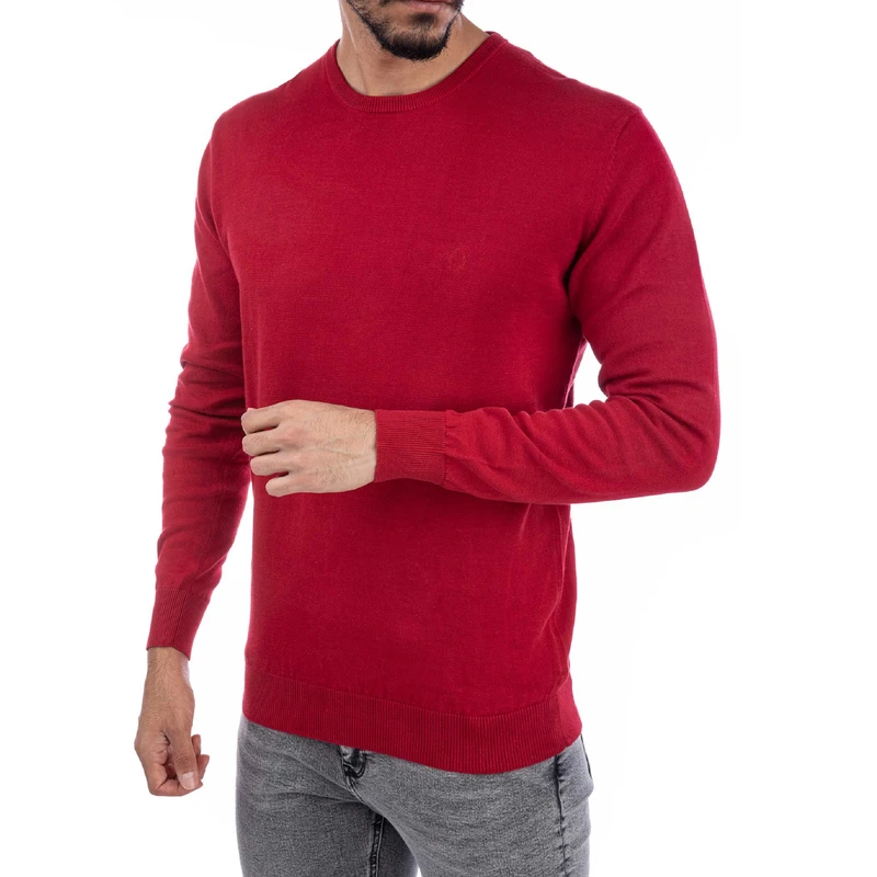 پلیور مردانه جوتی جینز مدل یقه گرد کد 122186