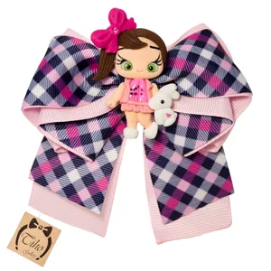 گیره مو دخترانه مدل عروسک فیمو F15  