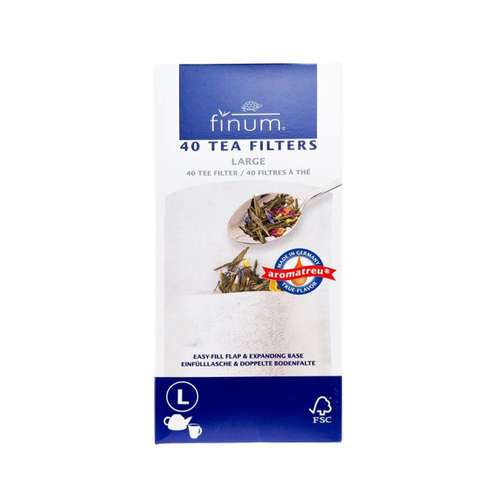 فیلتر چای و دمنوش فینوم مدل L بسته 40 عددی