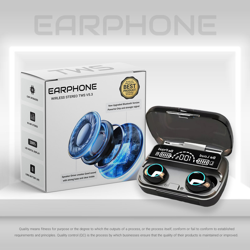 هدفون بلوتوثی مدل EARPHONE WIRELESS STEREO TWS V5.3