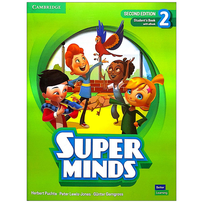 کتاب Super Minds 2 Super Practice اثر جمعی از نویسندگان انتشارات الوندپویان 2 جلدی
