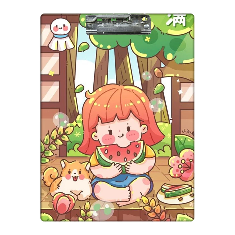 تخته شاسی طرح دختر هندونه خور کد 1720943 سایز A4