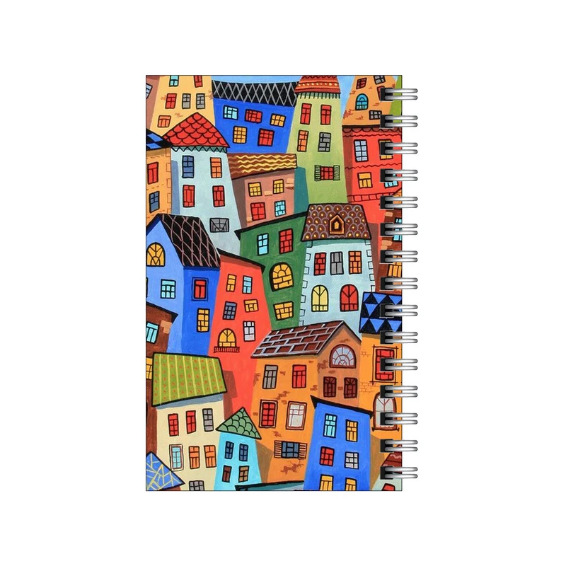 دفترچه یادداشت مدل to do list طرح خونه رنگی کد 0642041