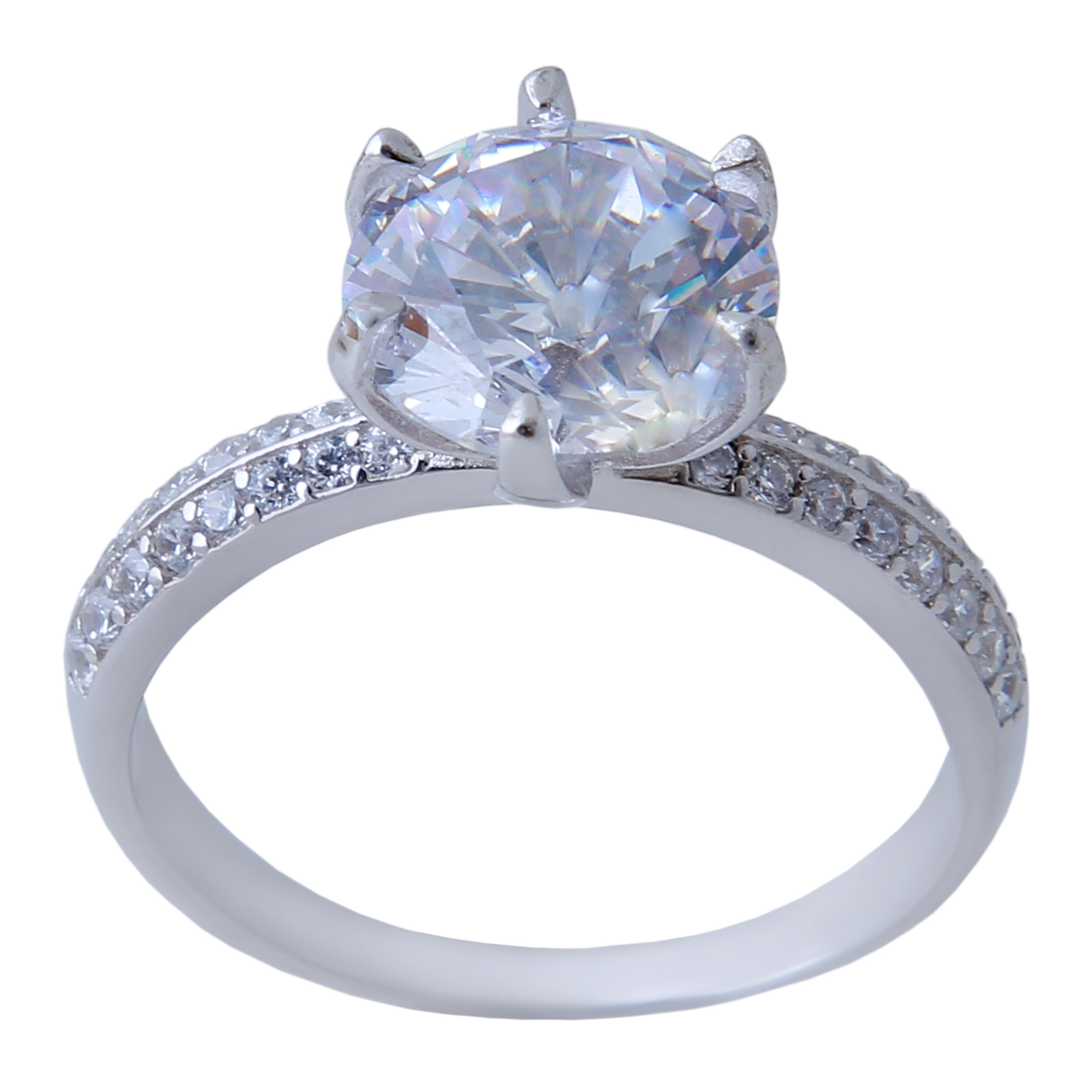  انگشتر نقره زنانه بازرگانی میلادی کد AWR_470