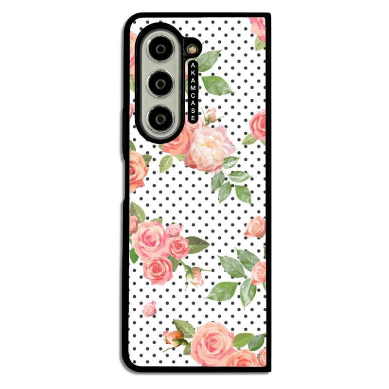 کاور آکام مدل AMCWSGZFOLD5-FLOWERS7 مناسب برای گوشی موبایل سامسونگ Galaxy Z Fold 5