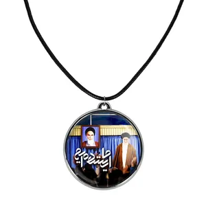 گردنبند خندالو مدل تصویر رهبر کد 25942595