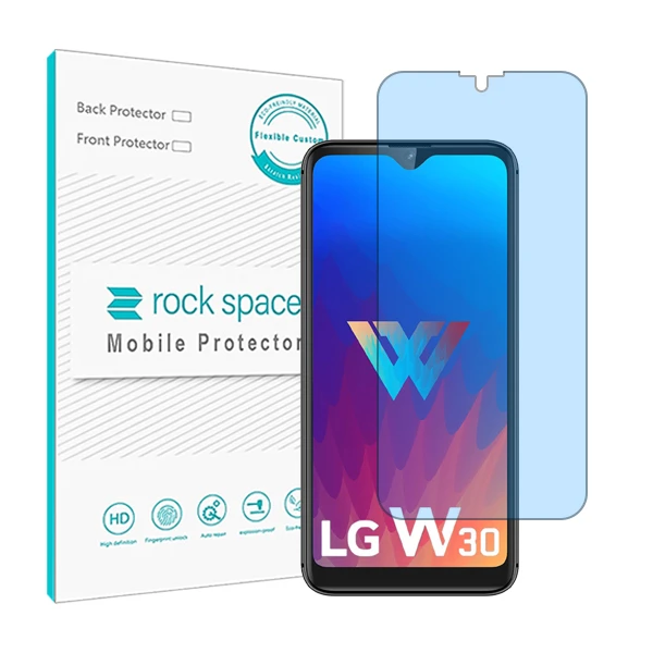 محافظ صفحه نمایش ضد اشعه آبی راک اسپیس مدل HyBLU مناسب برای گوشی موبایل ال جی W30 