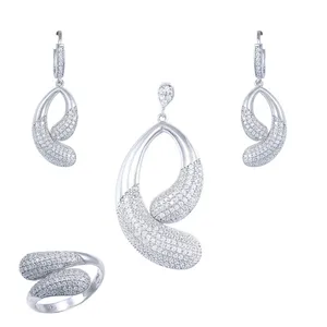 نیم ست نقره زنانه مدل GTA_200025