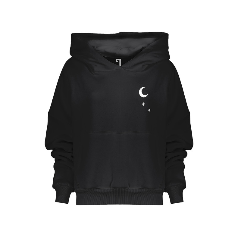 هودی زنانه مدل moon and skull