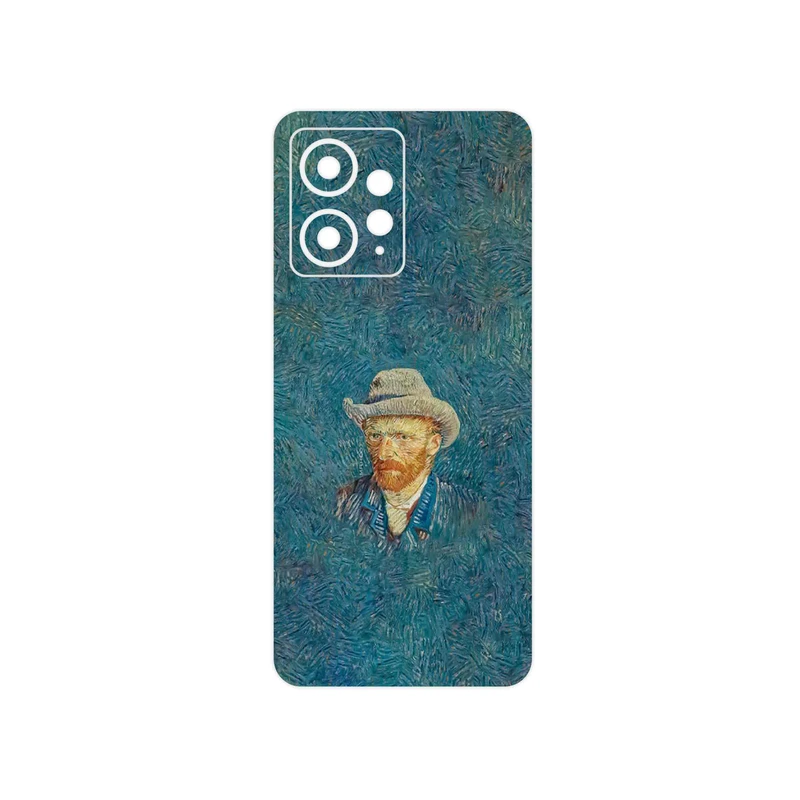 برچسب پوششی ماهوت مدل Self portrait with a gray felt hat مناسب برای گوشی موبایل شیائومی Redmi Note 12 4G