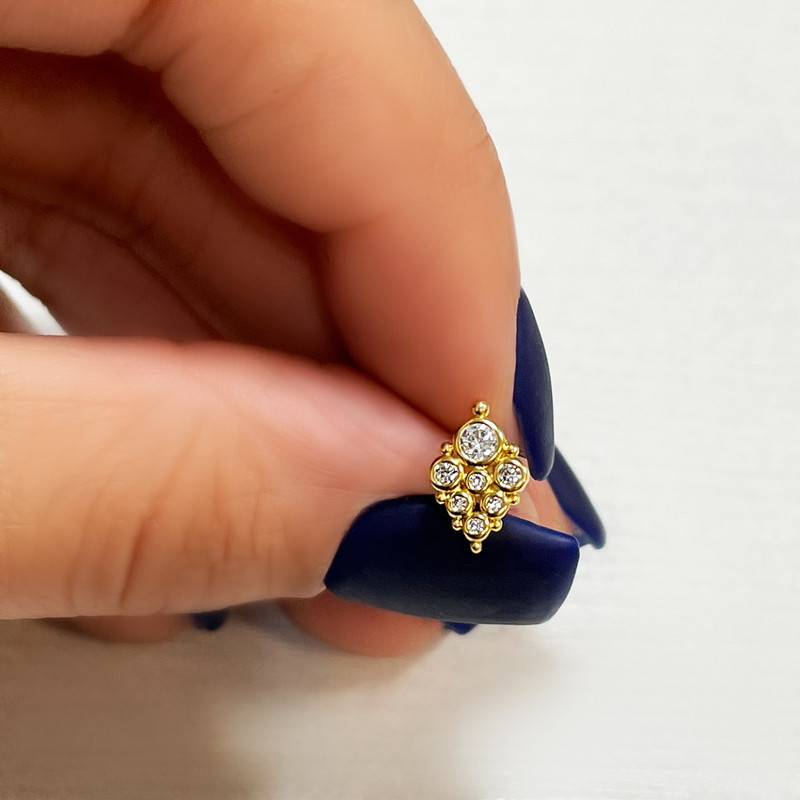 پیرسینگ گوش زنانه اقلیمه مدل HS181