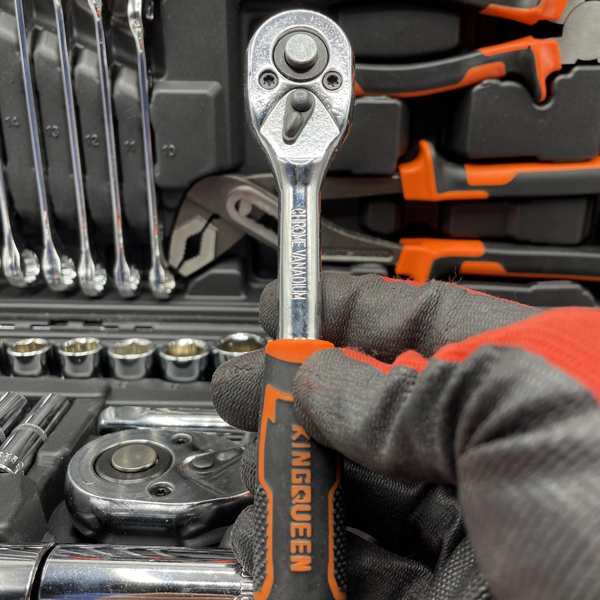 مجموعه 73 عددی ابزار کینگ کویین مدل 09115 مجموعه 73 عددی ابزار کینگ کویین مدل 09115