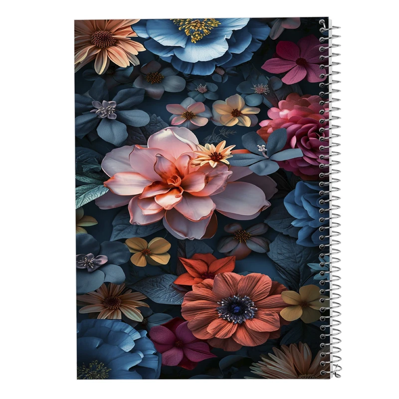 دفتر مشق 50 برگ مدوپد مدل گل کد DF15937