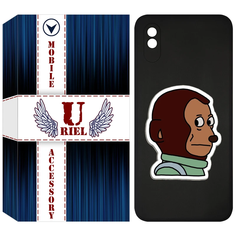 کاور یوریل مدل KSH کد 88 طرح میمون مناسب برای گوشی موبایل شیائومی Redmi 9A / 9AT