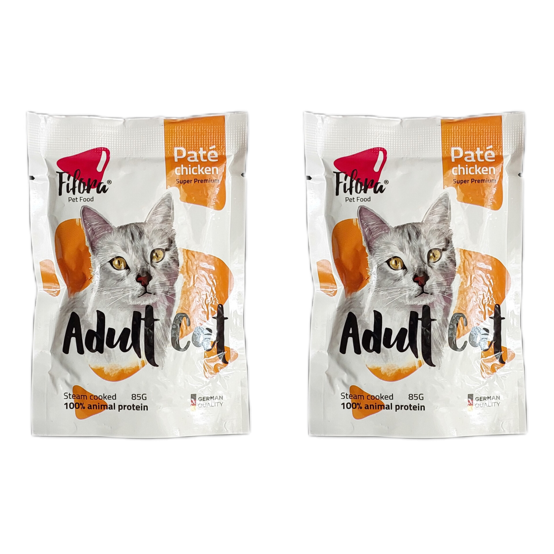 پوچ گربه فیفورا مدل مرغ وزن 85 گرم بسته 2 عددی