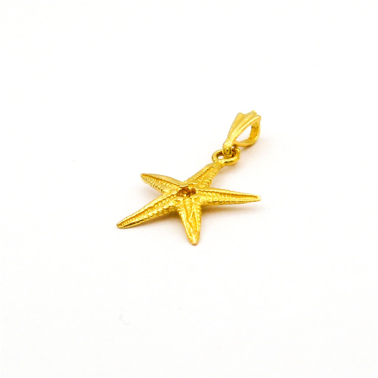 آویز گردنبند طلا 18 عیار زنانه کاپانی طرح ستاره دریایی کد KP013 -  - 4