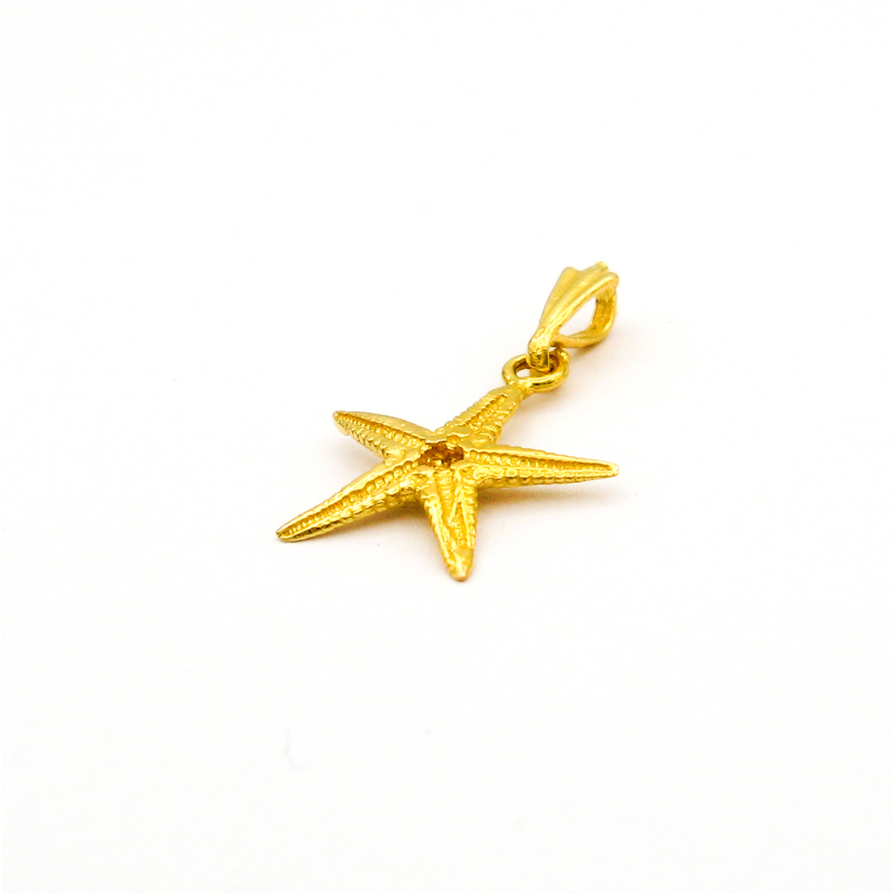 گردنبند طلا 18 عیار زنانه کاپانی طرح ستاره دریایی کد KN031 -  - 5