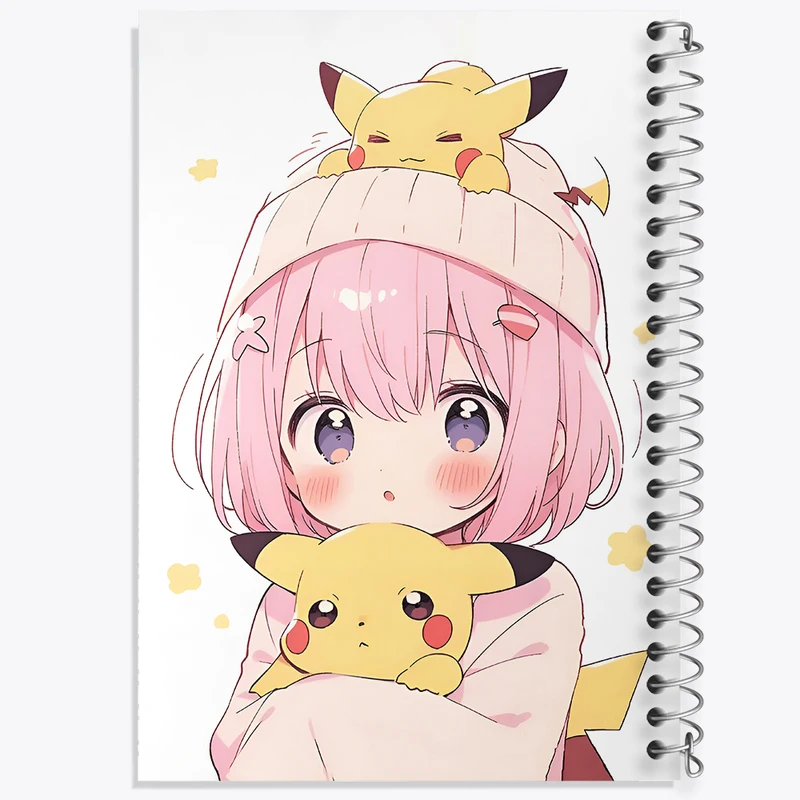 دفتر لیست خرید 50 برگ خندالو طرح انیمه پوکمون کد N4392