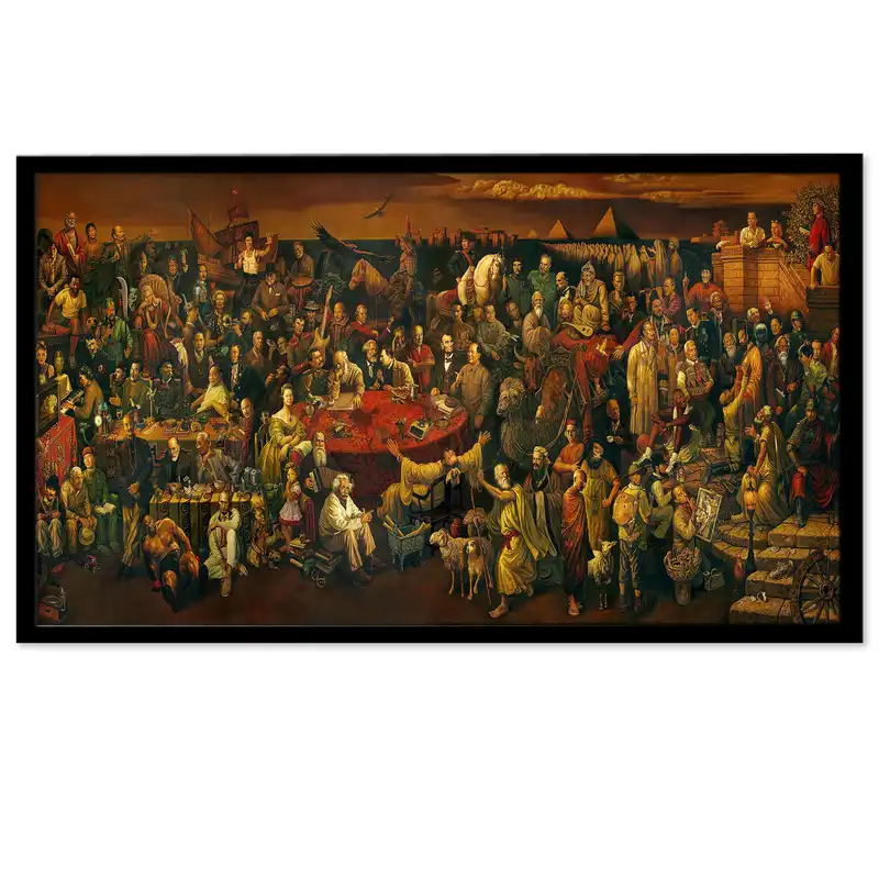 تابلو بکلیت طرح مشاهیر و شخصیت های مهم جهان مدل B-12998