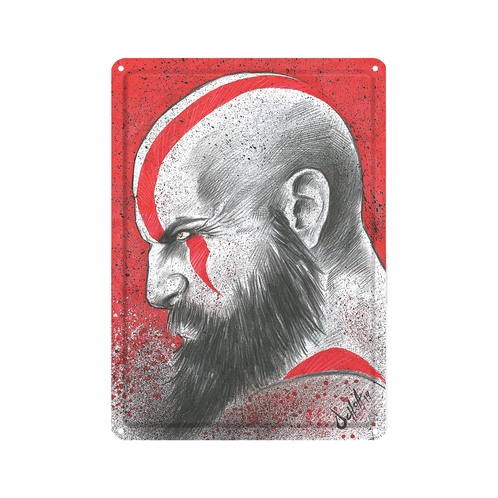 دیوارکوب مدل خدای جنگ کد  s 617 god of war 