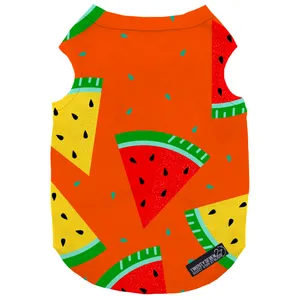 لباس سگ و گربه 27 طرح Yalda Orange کد MH559 سایز XL