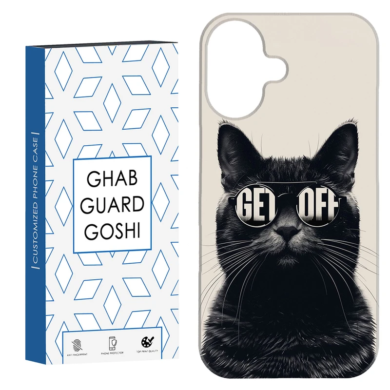 کاور قاب گارد گوشی طرح گربه کد Dimo-353 مناسب برای گوشی موبایل اپل Iphone 16