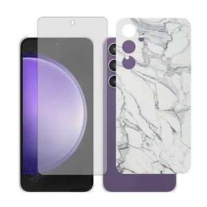 Glass Together model Matte Screen Protector Suitable for Samsung Galaxy S23 FE Mobile Phone with Back cover sticker