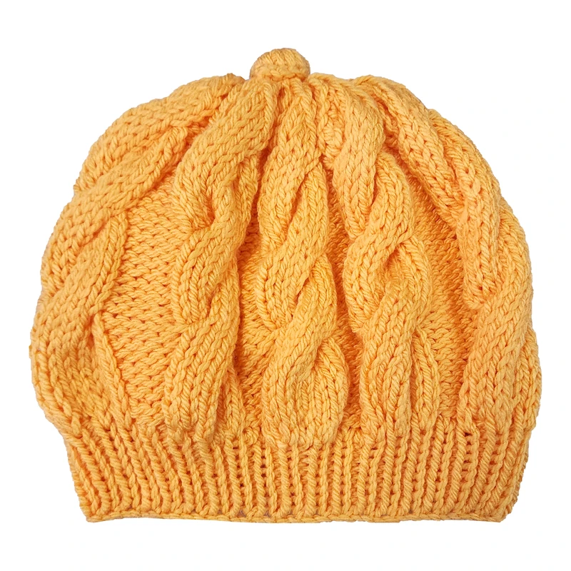 کلاه بافتنی زنانه مدل گیسو کد ZHT35-DYL