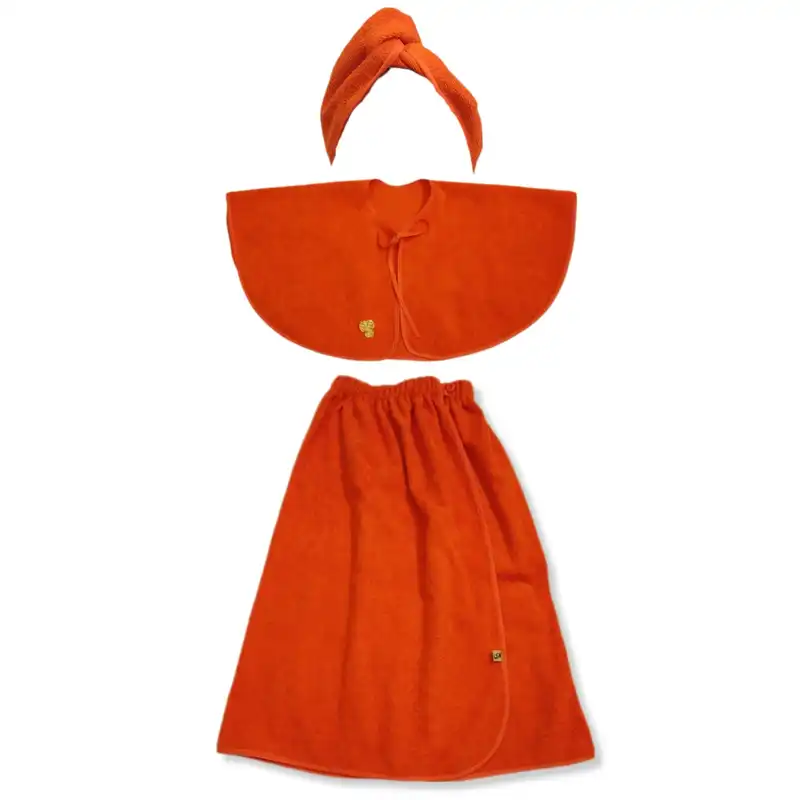 حوله 3 تکه مدل دکلته کد D73Tp سایز 150x73 سانتی متر
