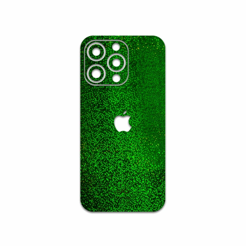 برچسب پوششی ماهوت مدل Green-Holographic مناسب برای گوشی موبایل اپل iphone 13 Pro