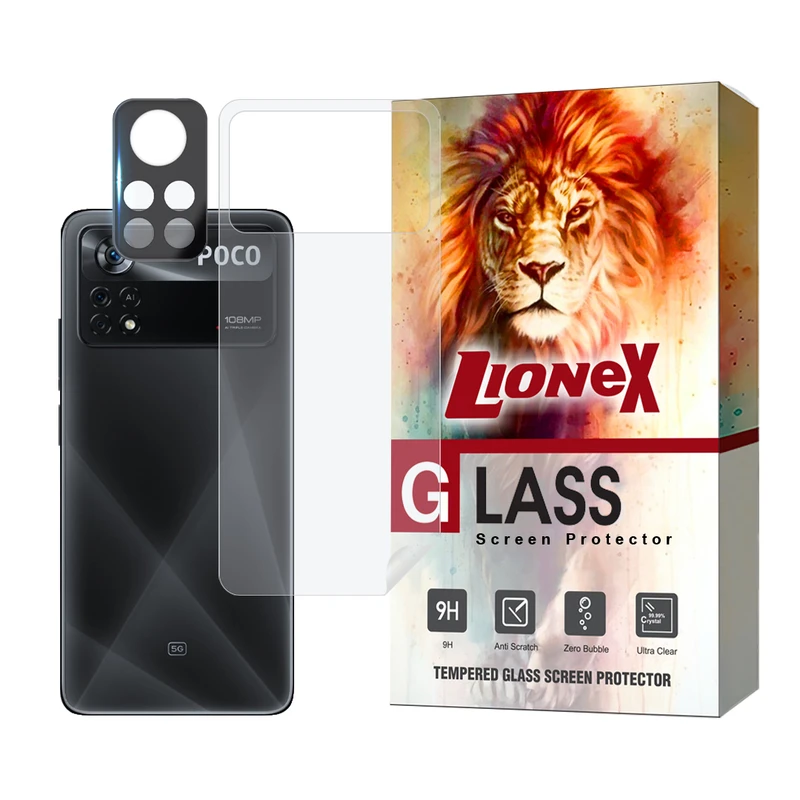 محافظ پشت گوشی لایونکس مدل MTBFULL مناسب برای گوشی موبایل شیائومی Poco X4 Pro 5G به همراه محافظ لنز