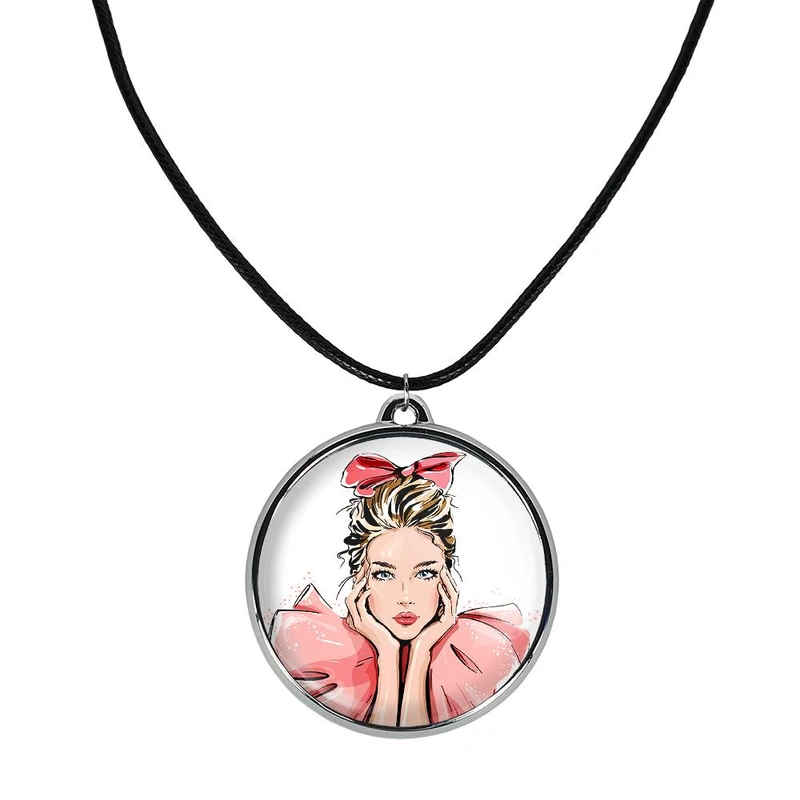 گردنبند خندالو مدل دختر قوی Girl Power کد 2892428925