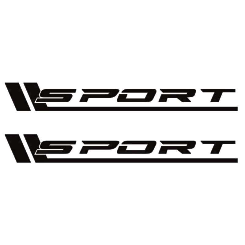 برچسب بدنه خودرو شیپرس طرح SPORT کد Ss008M بسته دو عددی