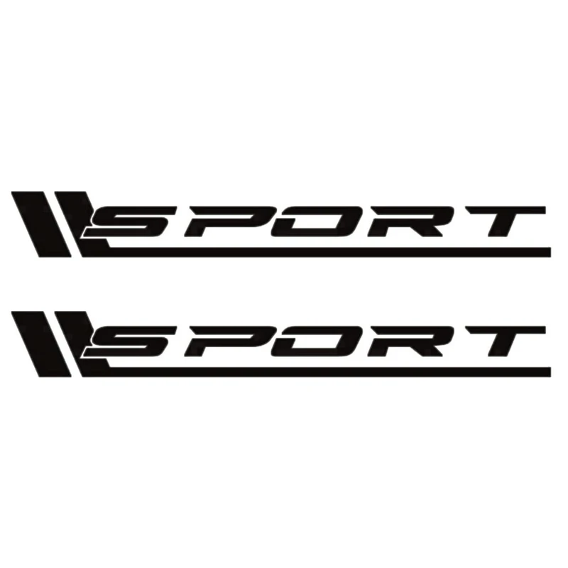 برچسب بدنه خودرو شیپرس طرح SPORT کد Ss008M بسته دو عددی