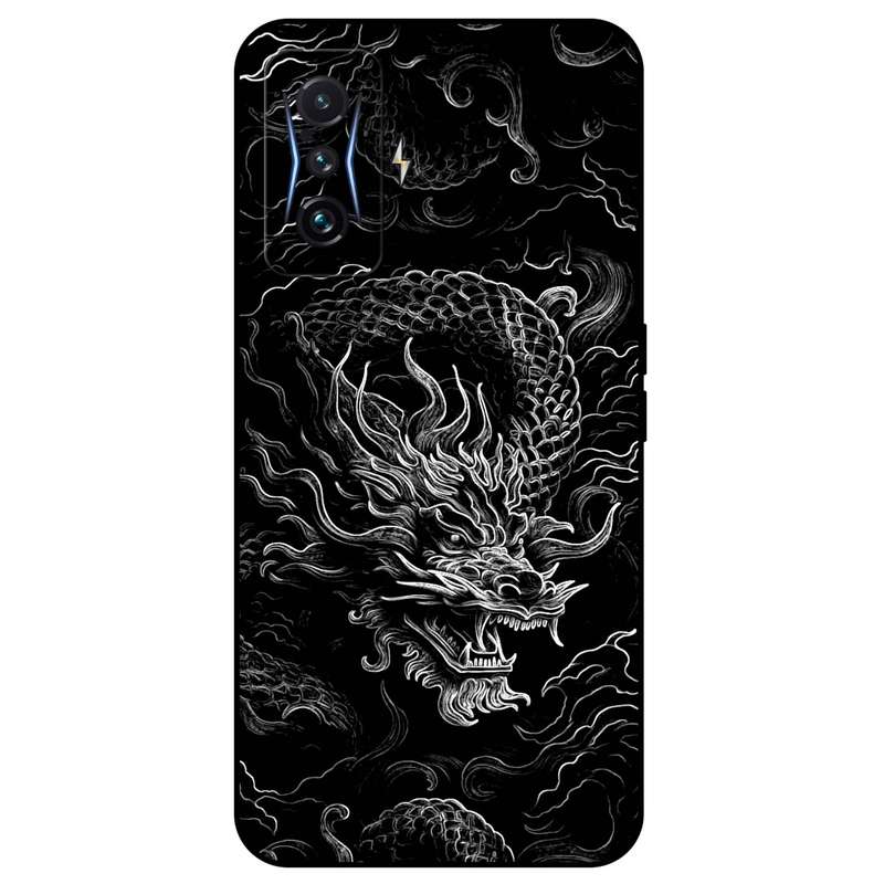 کاور مگافون طرح اژدها مدل 1897 مناسب برای گوشی موبایل شیائومی Redmi K50 Gaming