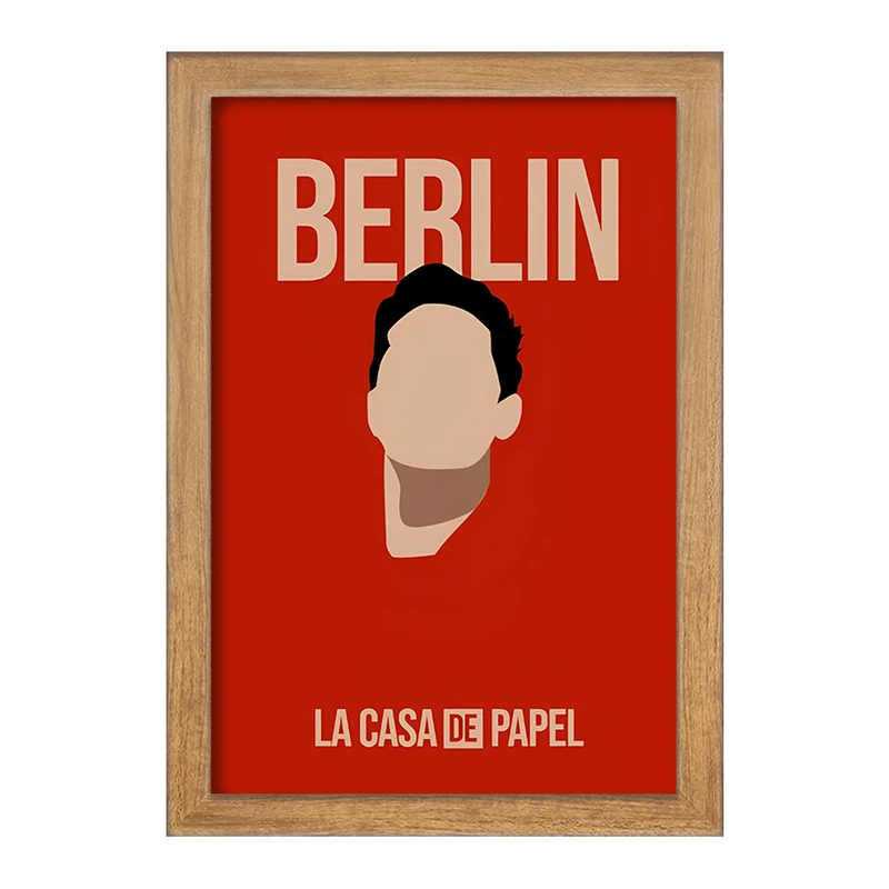 تابلو خندالو مدل برلین خانه کاغذی کد F10128