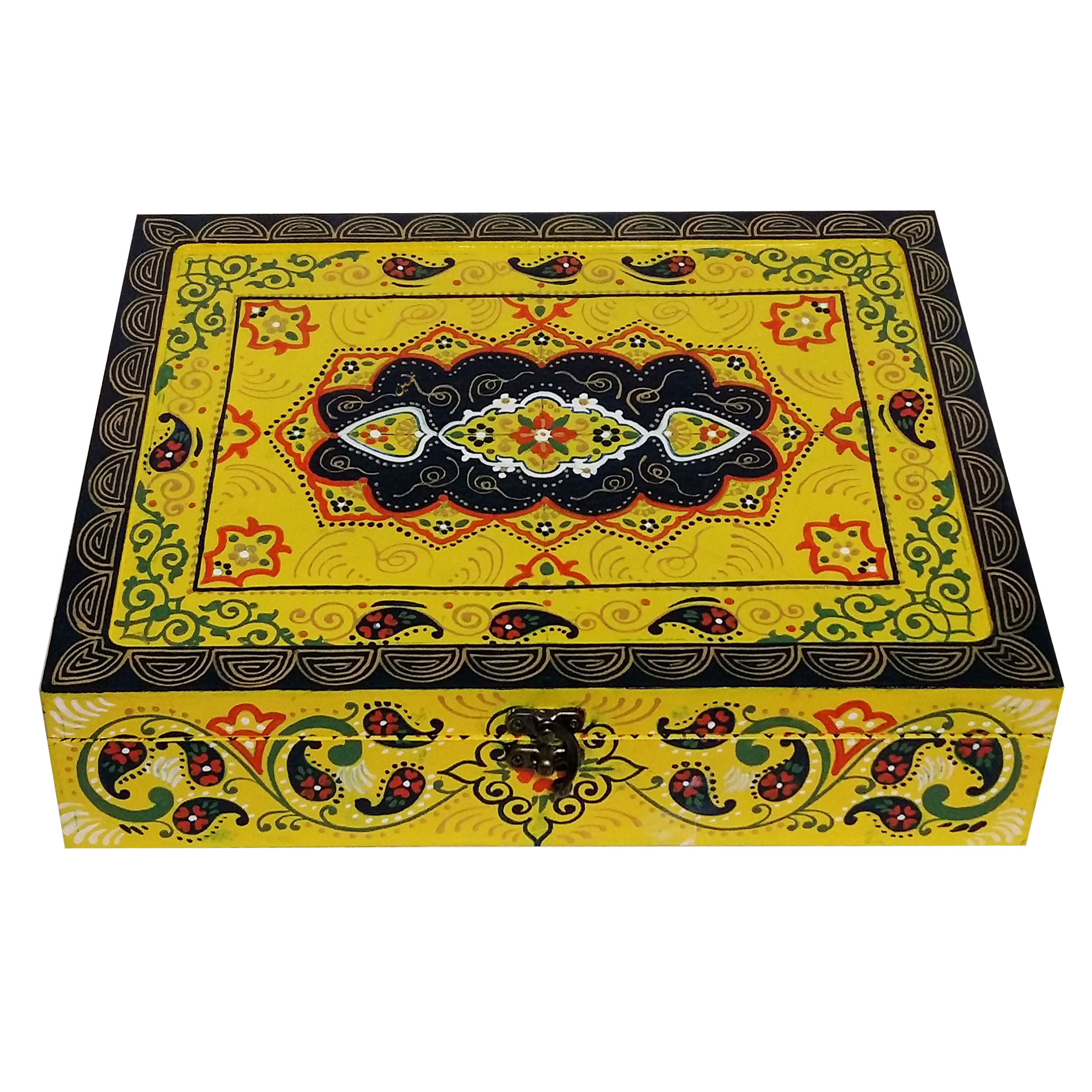 جعبه چای کیسه ای نمین طرح فرش  کد TB-T501-35.25.7