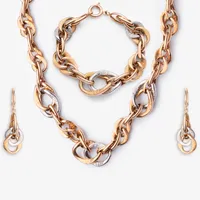 نیم ست طلا 18 عیار زنانه جواهری راز مدل هالو