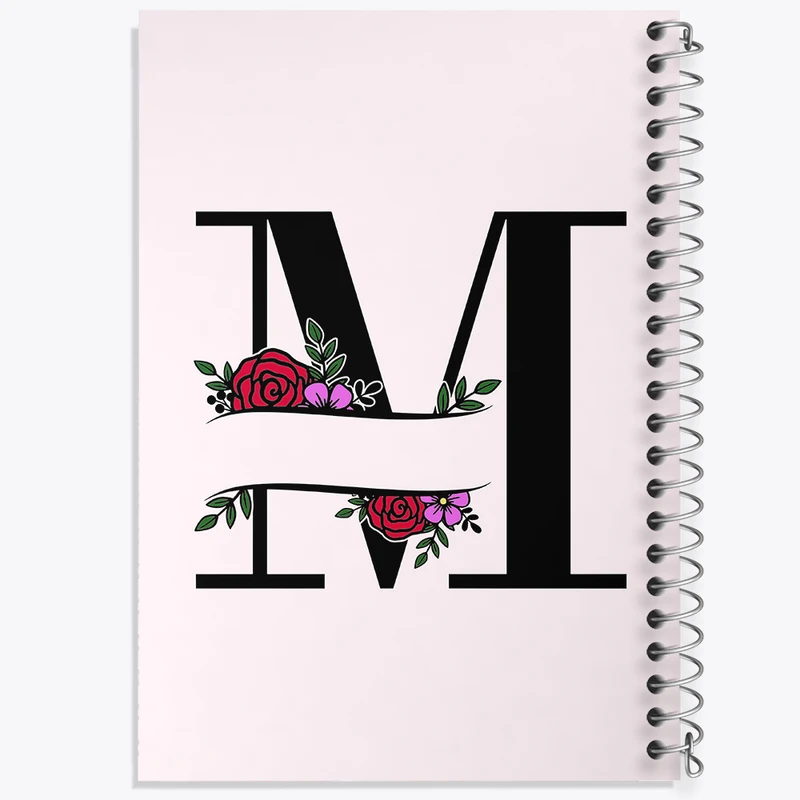 دفتر لیست خرید 50 برگ خندالو طرح حرف M کد N3341