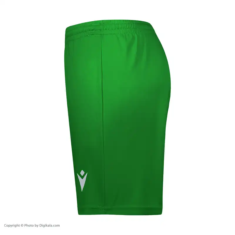 شلوارک ورزشی مردانه مکرون مدل پلیس رنگ سبز
