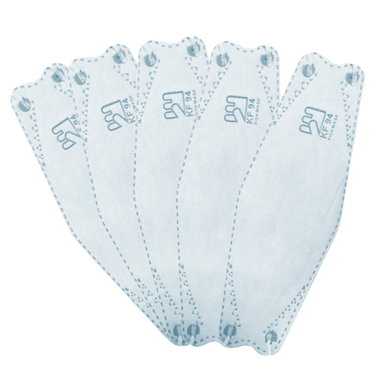 ماسک تنفسی مدل سه بعدی پنج لایه KF94-BL5 بسته 5 عددی