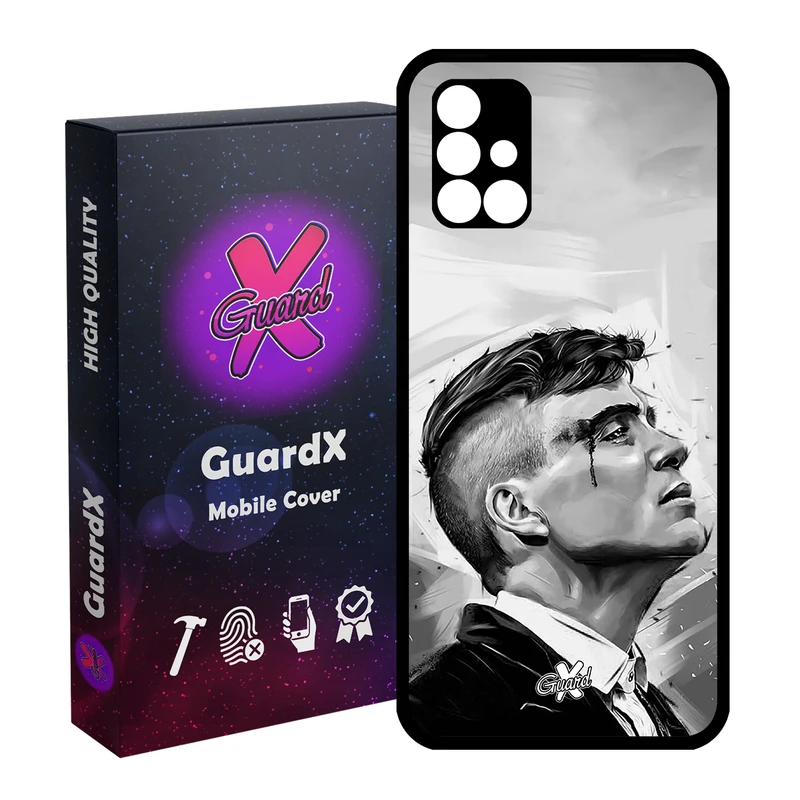 کاور گارد ایکس طرح Peaky Blinders مدل Glass10132 مناسب برای گوشی موبایل سامسونگ Galaxy A51 5G